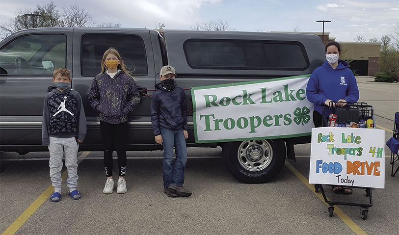 Rock Lake Troopers host food drive